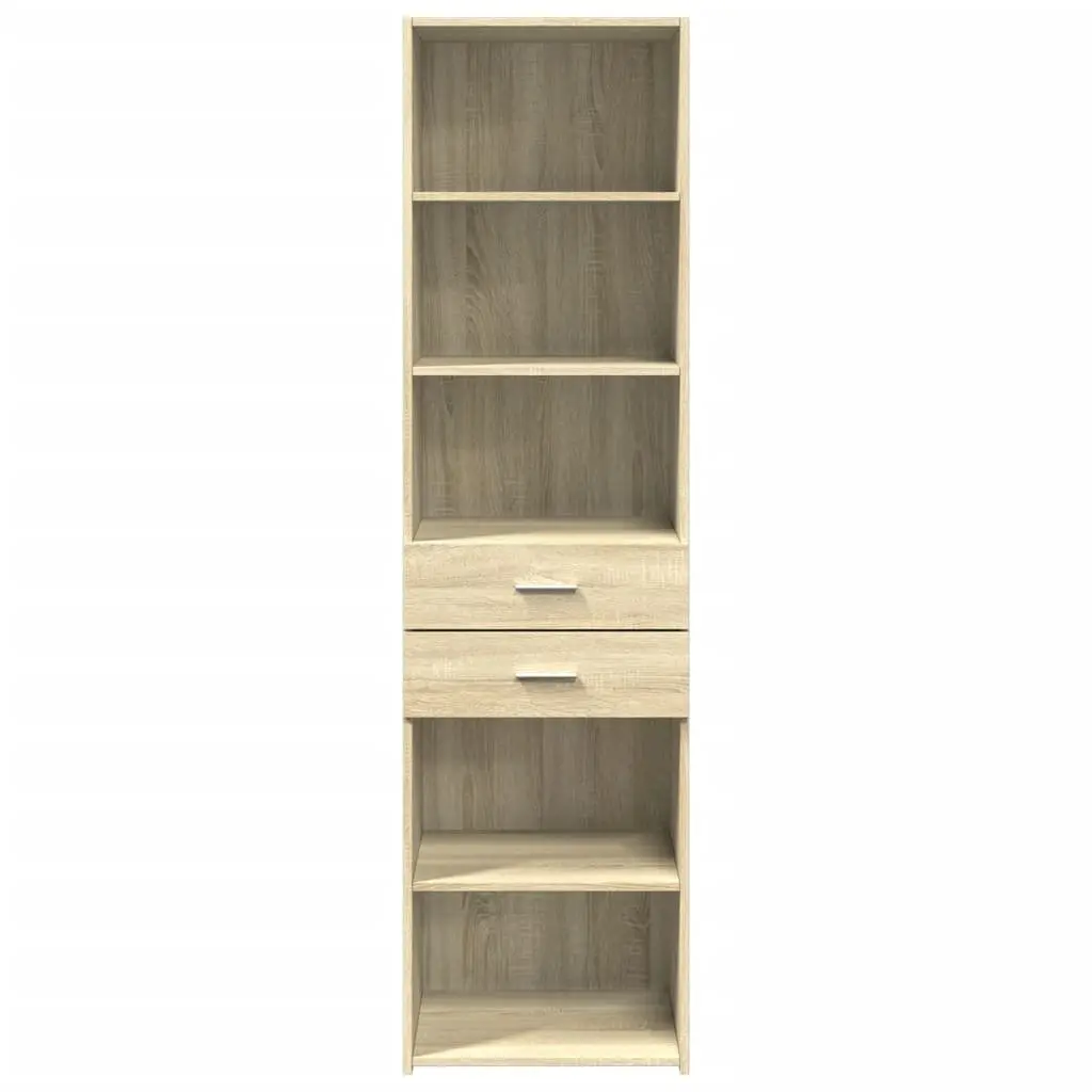 Brown Engineered Wood Highboard