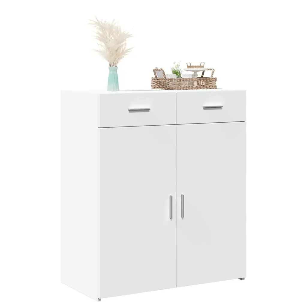 White Sideboard with Storage Options
