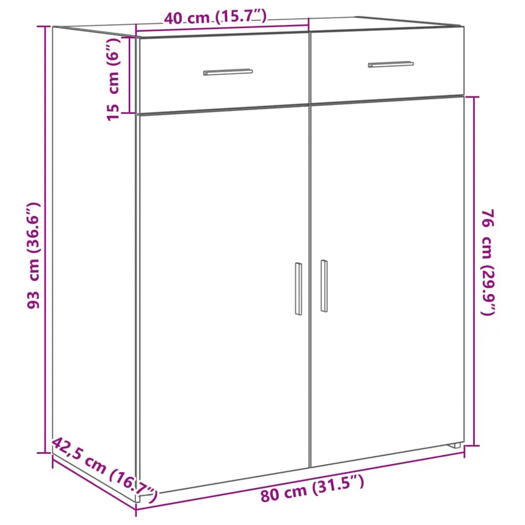 White Sideboard with Storage Options