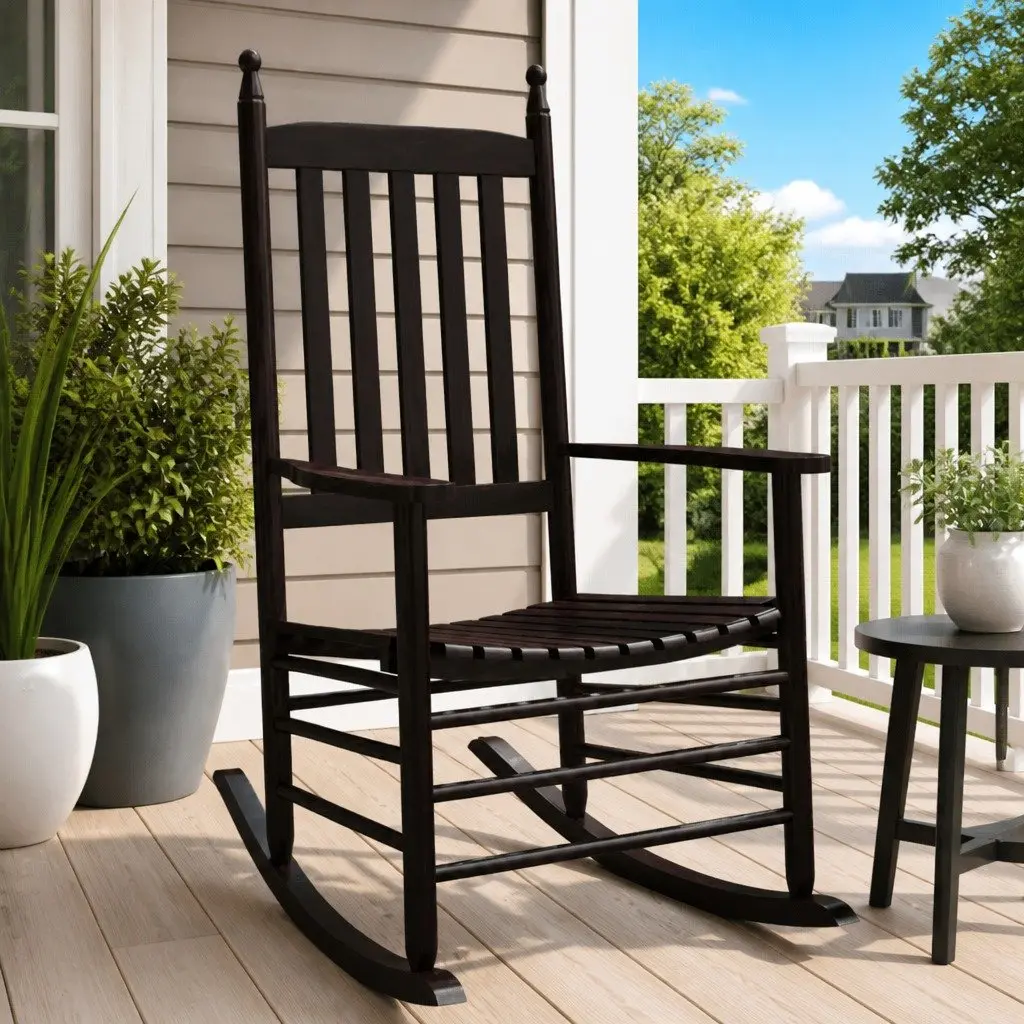 Brown Rocking Chairs for Relaxation