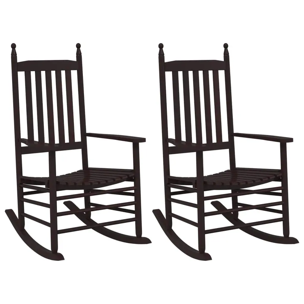 Brown Rocking Chairs for Relaxation