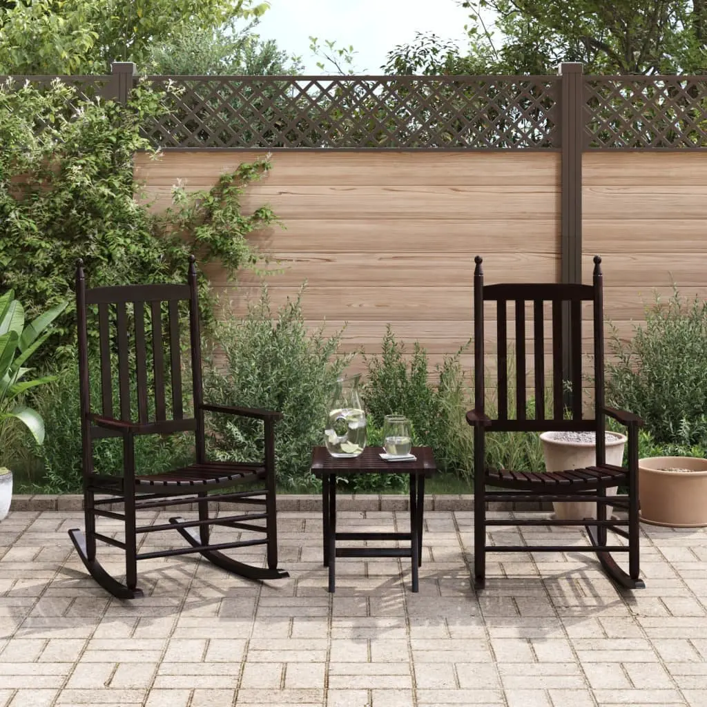 Brown Rocking Chairs for Relaxation