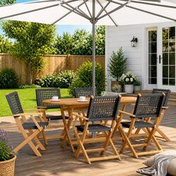 Comfort and Value with a 7 Piece Garden Dining Set