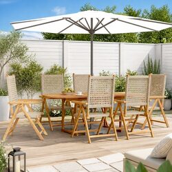 Reliable 7 Piece Outdoor Dining Set for Comfort and Value