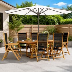 Affordable 7 Piece Garden Dining Set for Outdoor Gatherings