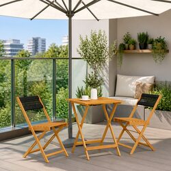 Value-Driven 3 Piece Bistro Set for Outdoor Enjoyment