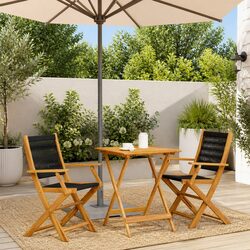 Versatile Bistro Set: Comfortable Outdoor Dining Furniture
