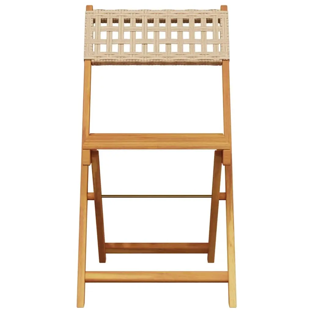 3-Piece Outdoor Bistro Set in Beige