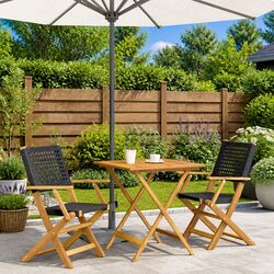 Affordable 3 Piece Bistro Set for Outdoor Use