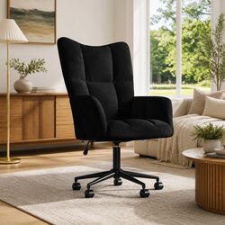 Comfortable Black Velvet Chair for Value and Style