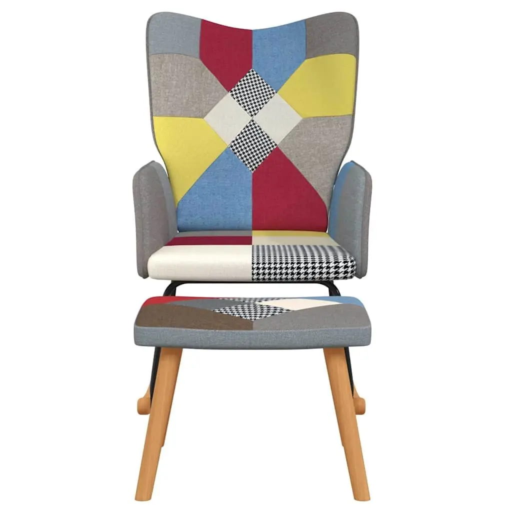 Rocking Chair with Stool for Home Relaxation