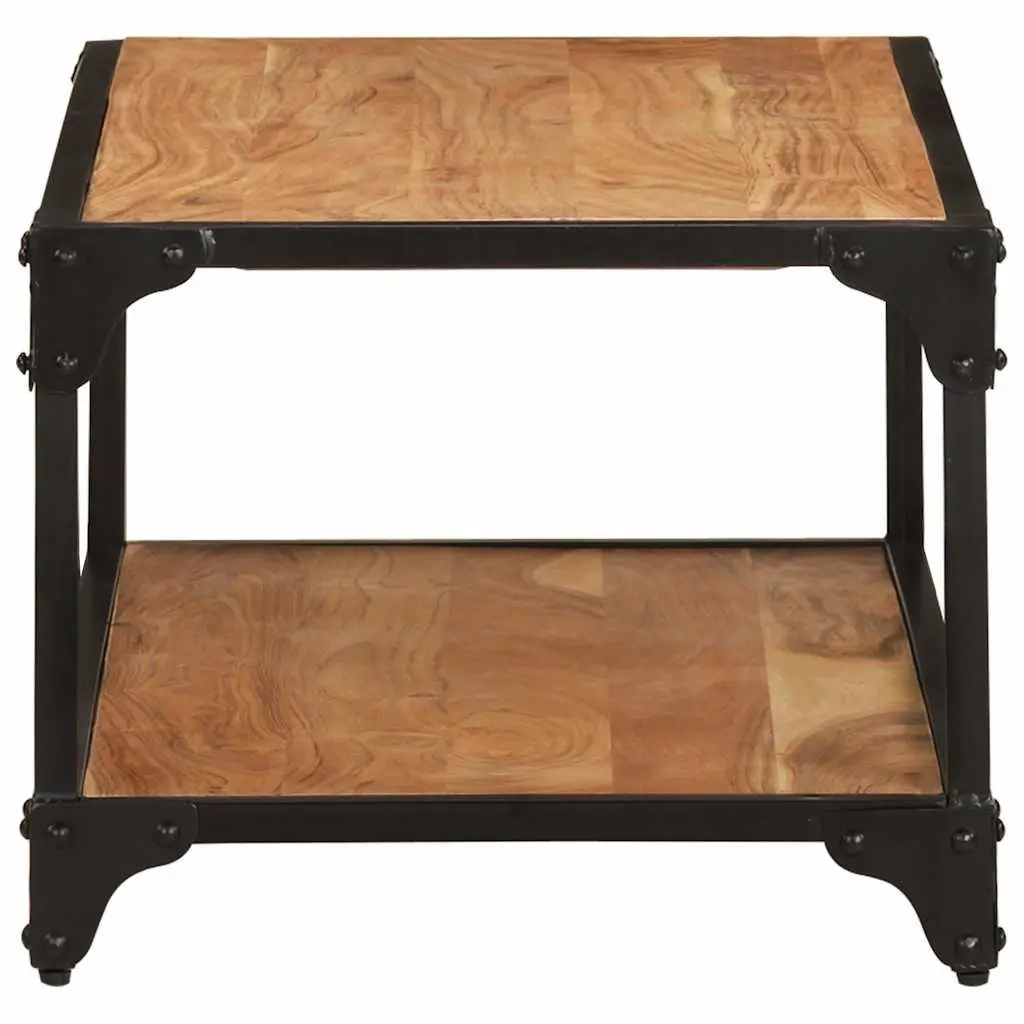 Coffee Table Vintage Style Solid Acacia Wood 90x45x35cm Brown Living Room Furniture