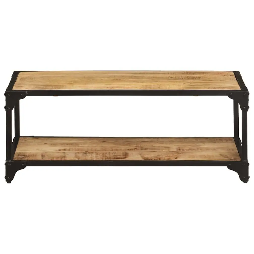 Coffee Table Living Room 90x45x35cm Solid Mango Wood Brown