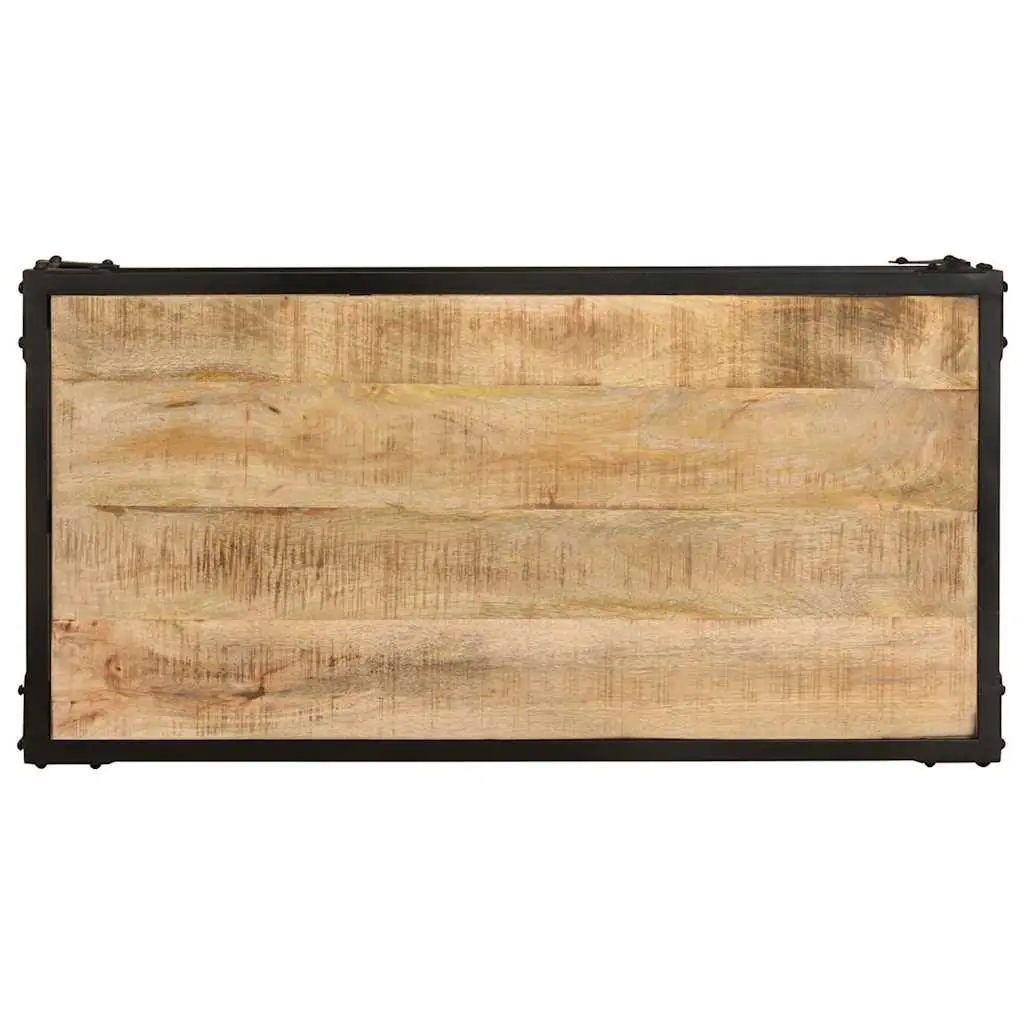 Coffee Table Living Room 90x45x35cm Solid Mango Wood Brown