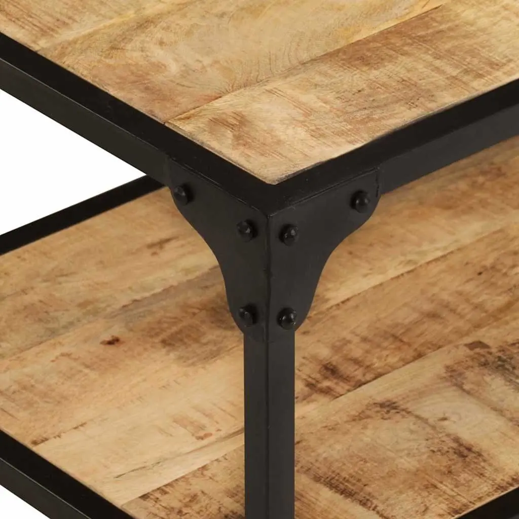 Coffee Table Living Room 90x45x35cm Solid Mango Wood Brown