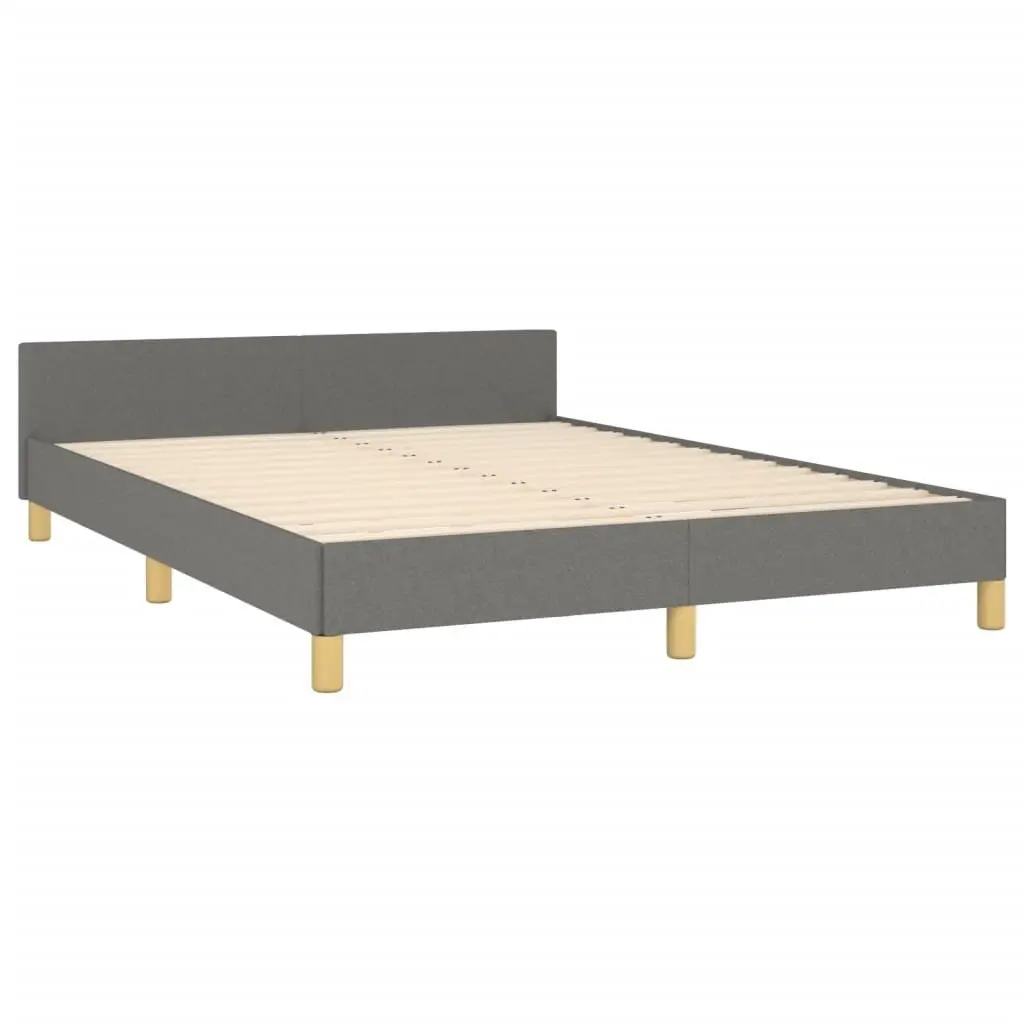 Grey Double Bed Frame