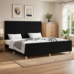 Comfortable Queen Bed Frame with Supportive Design