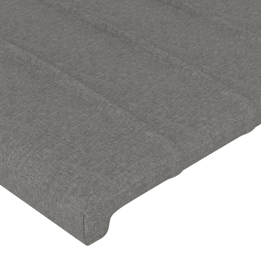 Grey Fabric King Single Bed Frame with Headboard