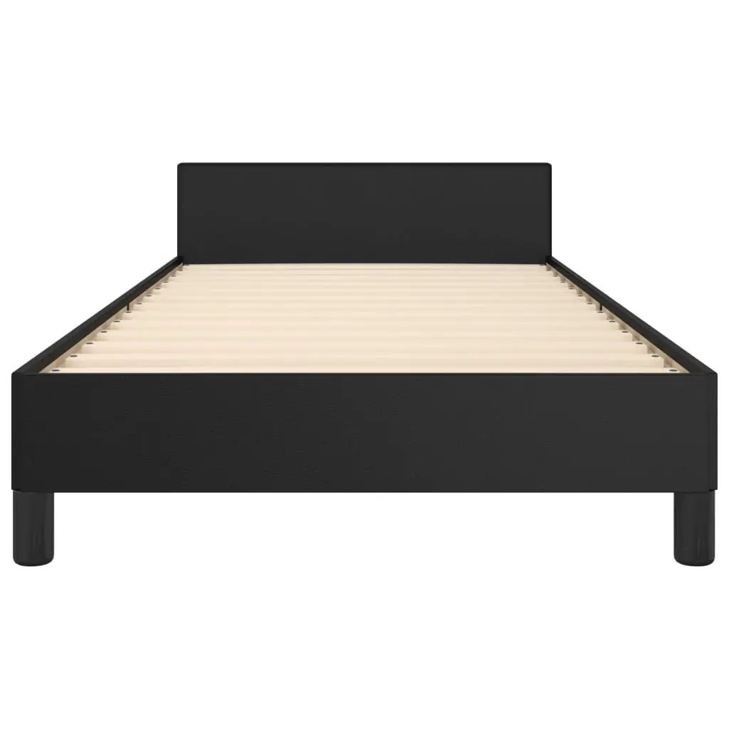 King Single Bed Frame with Velvet Headboard