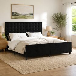 Comfortable Queen Bed Frame with Versatile Design