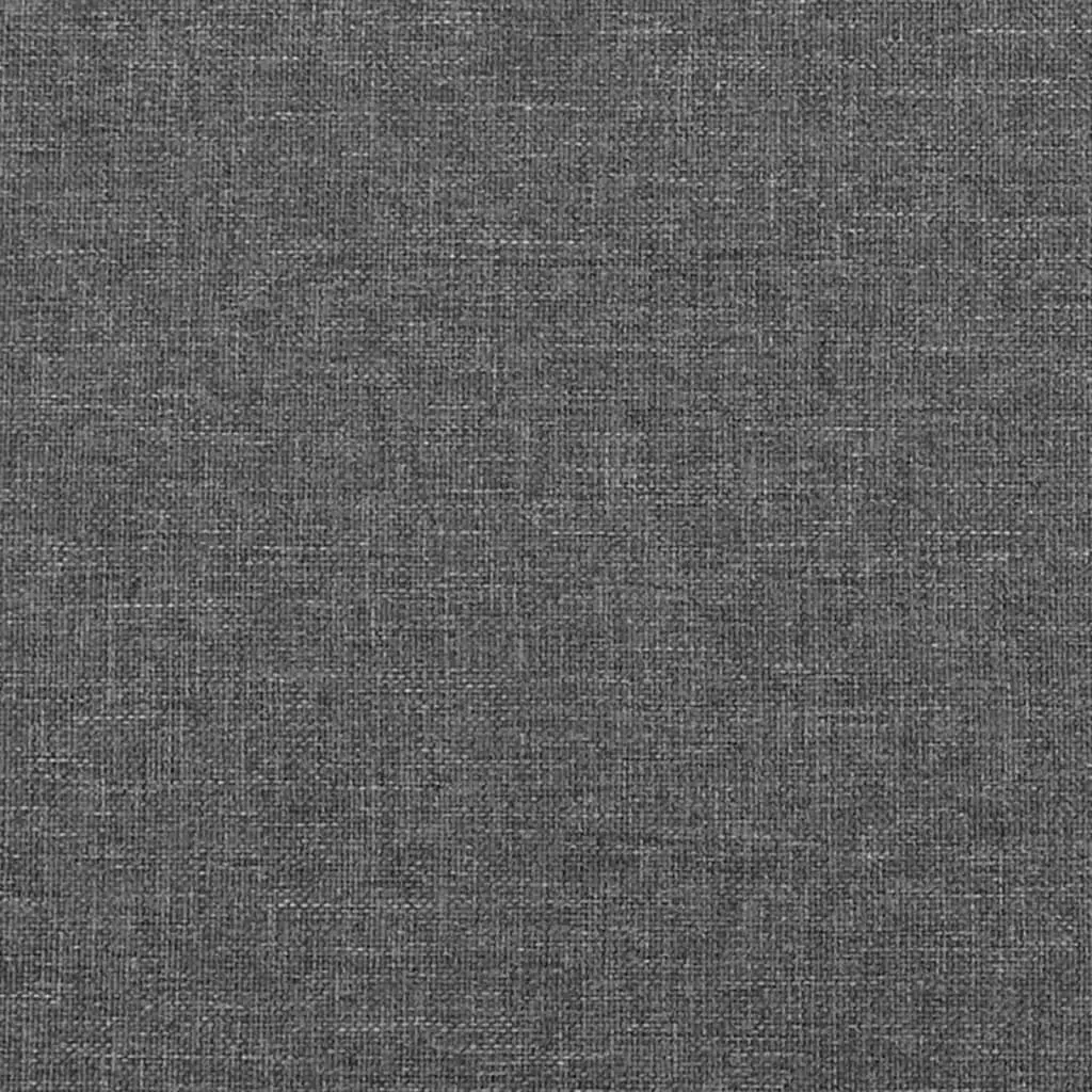 Queen Size Box Spring Bed Adjustable Headboard Pocket Spring Mattress Grey Fabric
