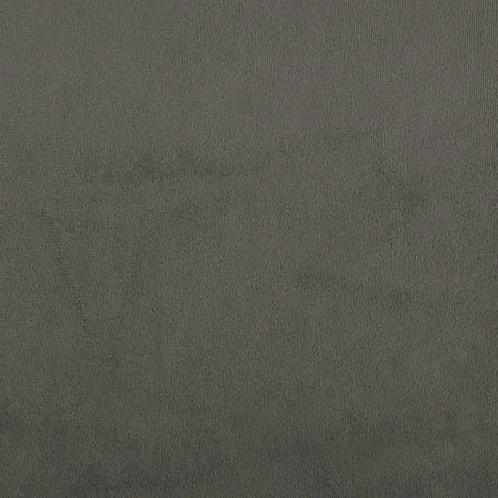 Grey Velvet Box Spring Bed 153x203cm