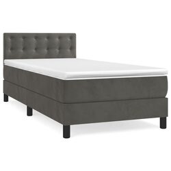 King Single Box Spring Bed with Adjustable Headboard