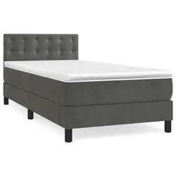 King Single Box Spring Bed with Adjustable Headboard