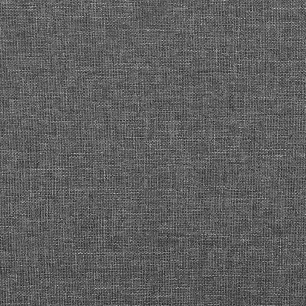 Queen Size Box Spring Bed with Pocket Spring Mattress LED Headboard Grey Fabric
