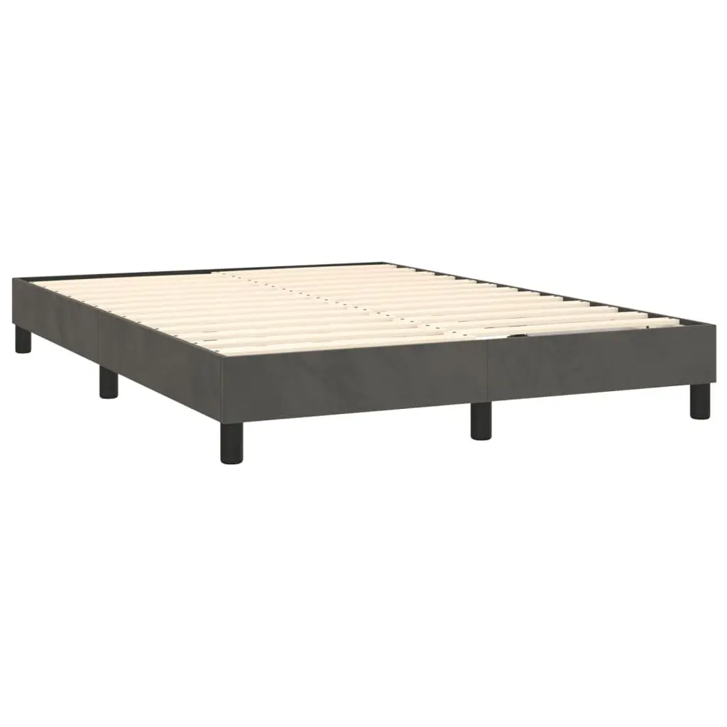 Queen Box Spring Bed with LED Lighting and Comfort