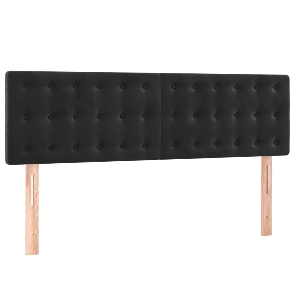 Queen Box Spring Bed with LED Lights