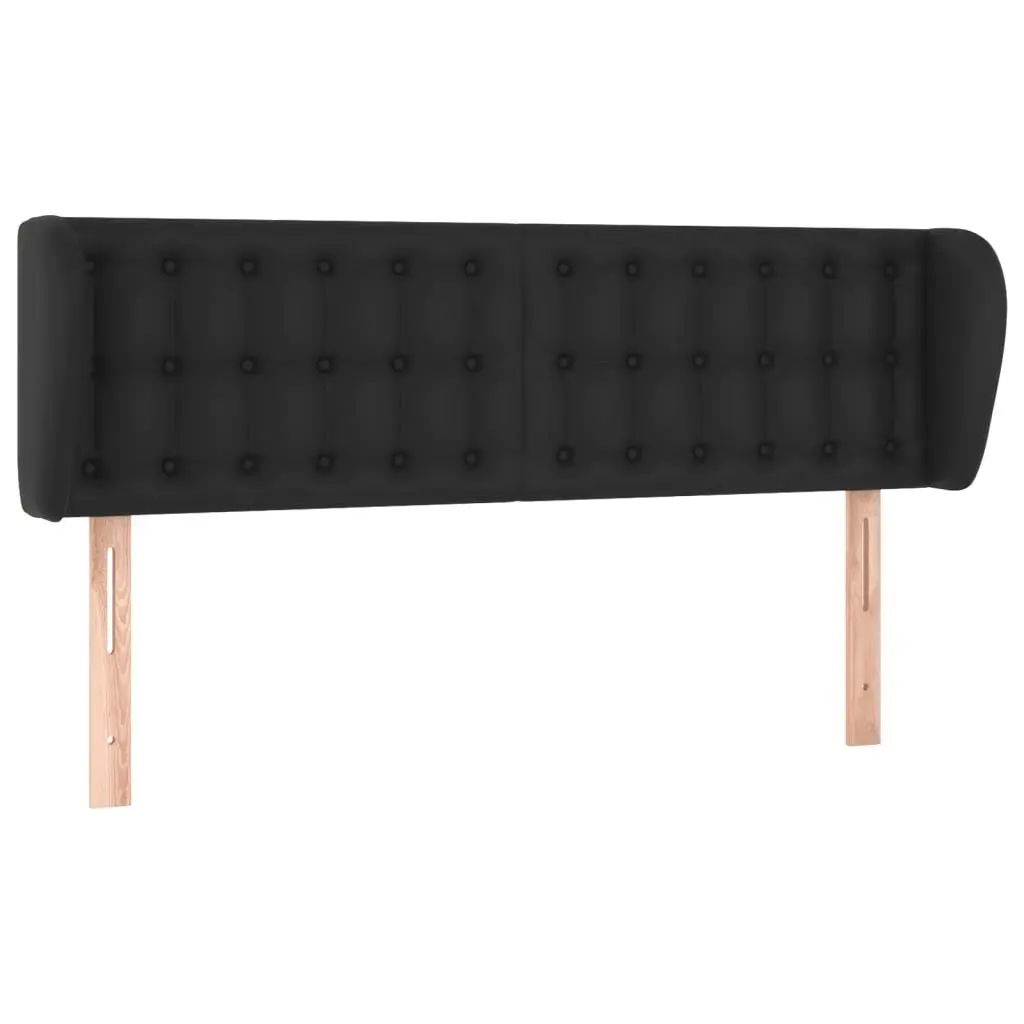 Queen Bed Frame with Pocket Spring Mattress Adjustable Headboard Black Faux Leather