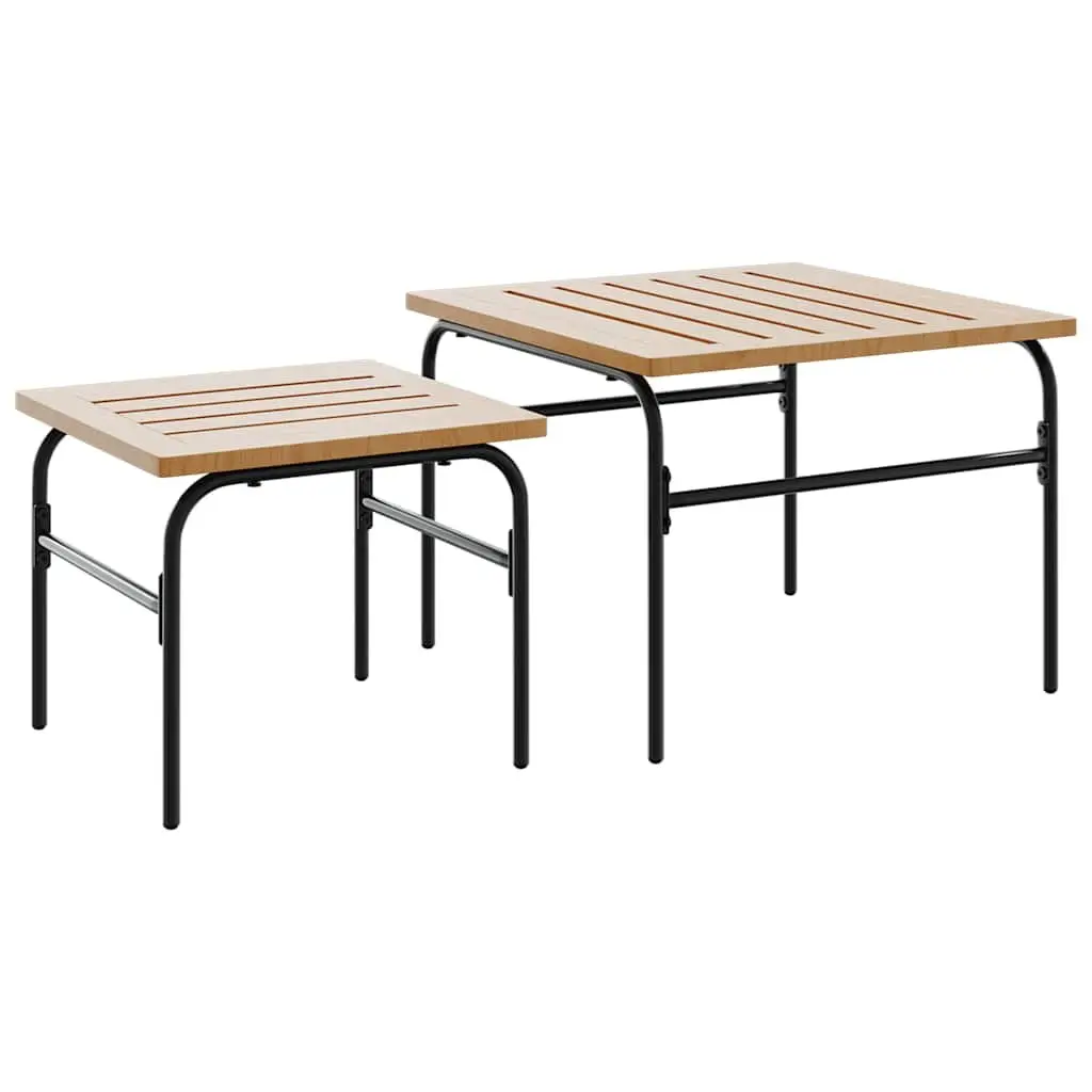 5 Piece Balcony Furniture Set Outdoor Patio Garden Black Steel Cushions