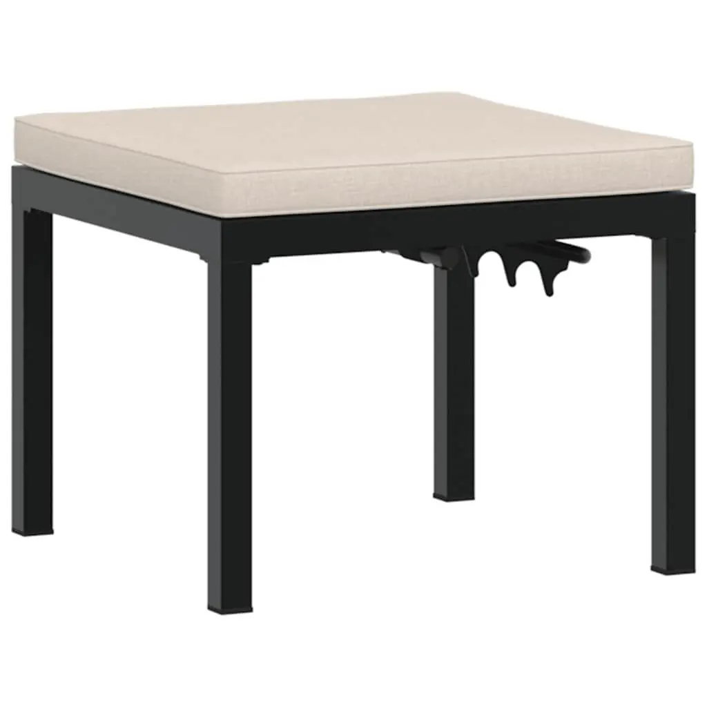 4-Piece Garden Bench Set with Cushions and Side Table