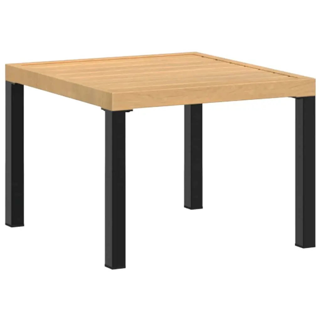 4-Piece Garden Bench Set with Cushions and Side Table