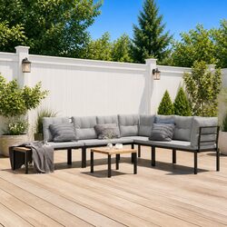A Reliable 5-Piece Garden Bench Set with Cushions
