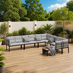 Cozy 6-Piece Garden Sofa Set for Ultimate Comfort