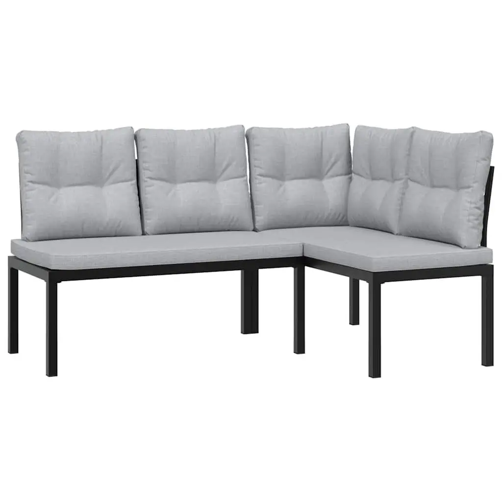 Light Grey 5-Piece Sofa Set for Outdoor Relaxation