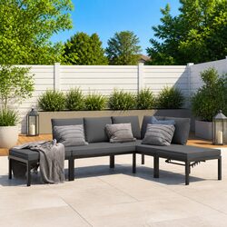 Comfortable and Practical 4-Piece Garden Sofa Set