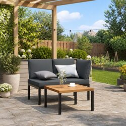 Practical and Durable Garden Sofa Set with Cushions