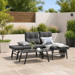 Comfortable 3 Piece Garden Bench Set - A Smart Choice