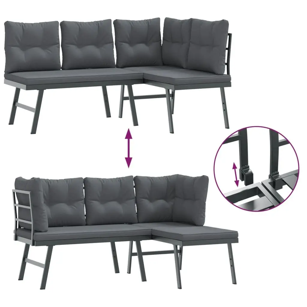 5-Piece Garden Bench Set