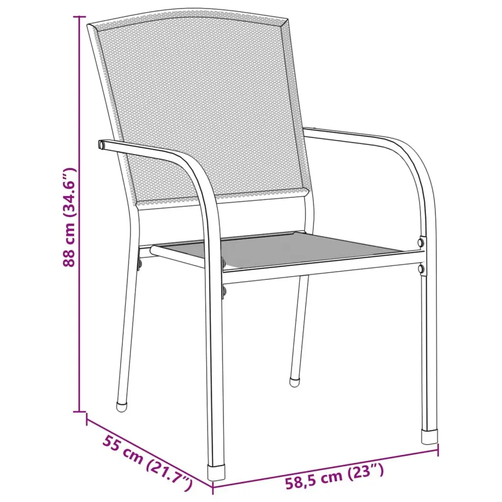 Stackable Chair Set for Dining