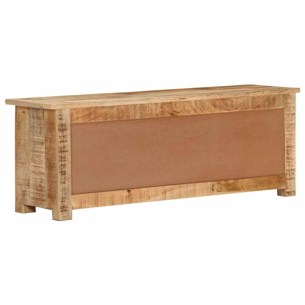 110x30x40 cm TV Cabinet in Rough Mango Wood