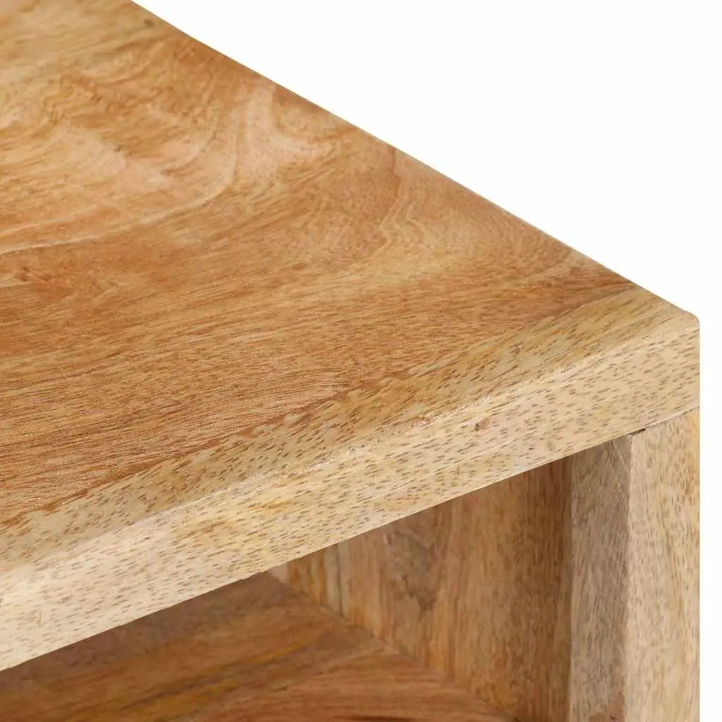 TV Cabinet 110x30x40 cm in Beige Mango Wood