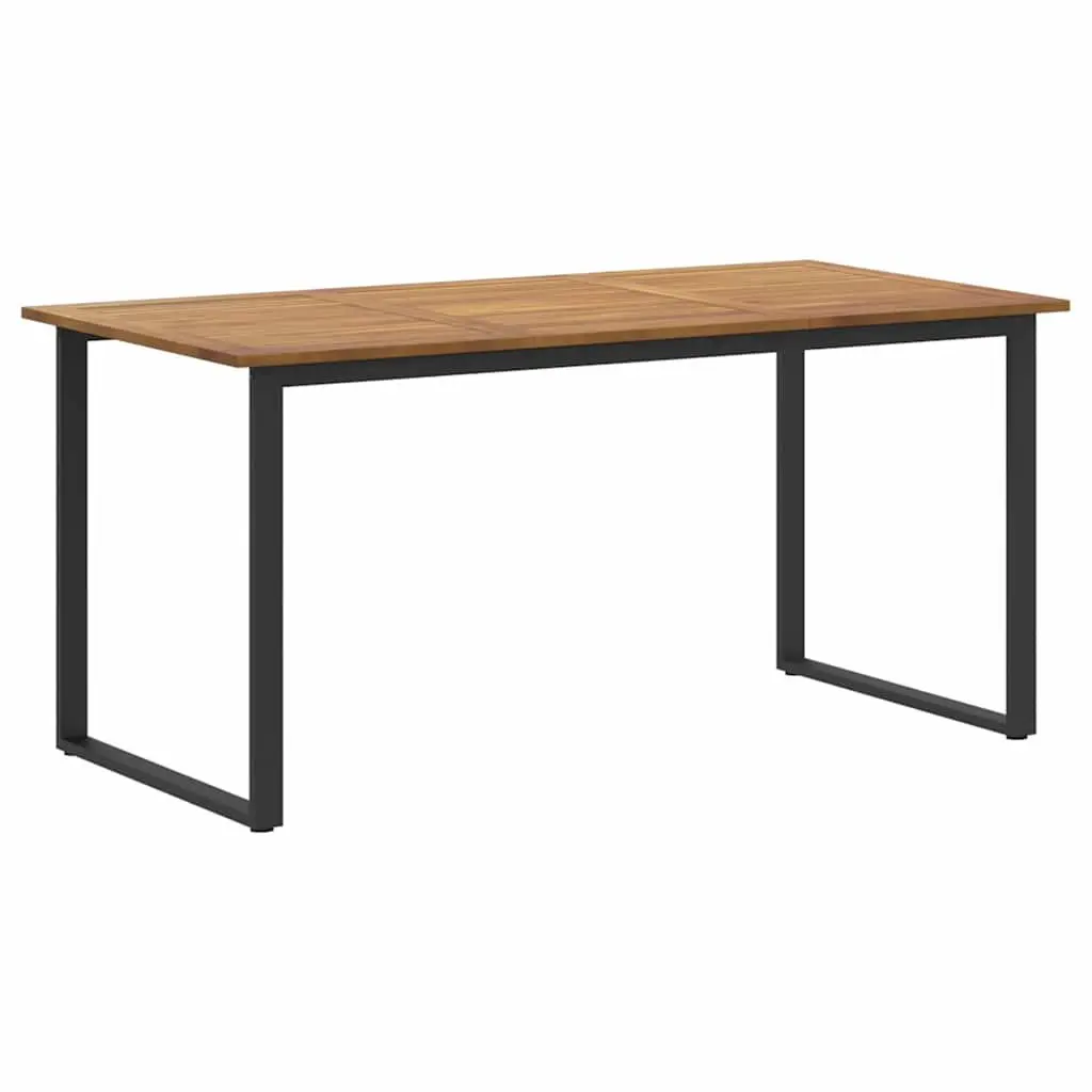 5-Piece Black Dining Set for Gardens