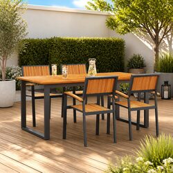 Practical and Stylish 5-Piece Garden Dining Set for Your Home
