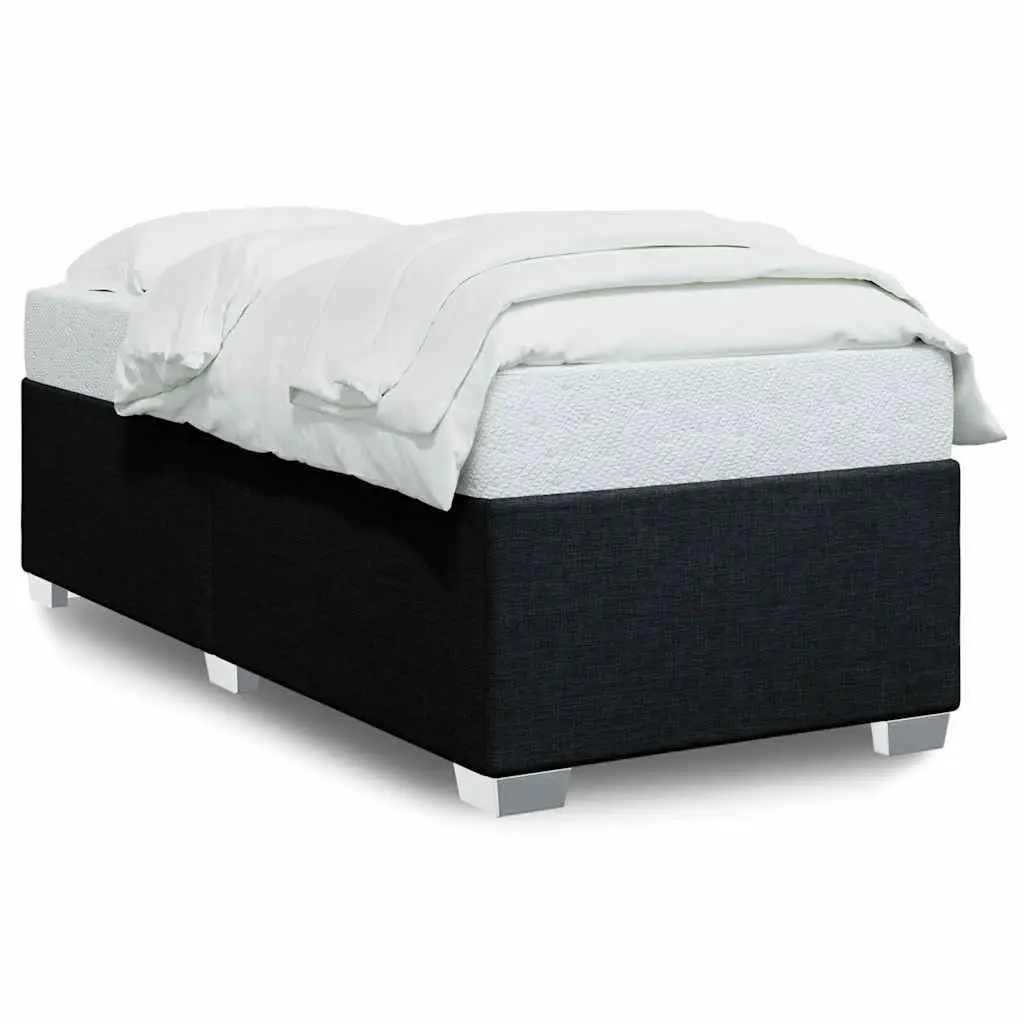 Black Fabric King Single Bed Frame for Restful Sleep