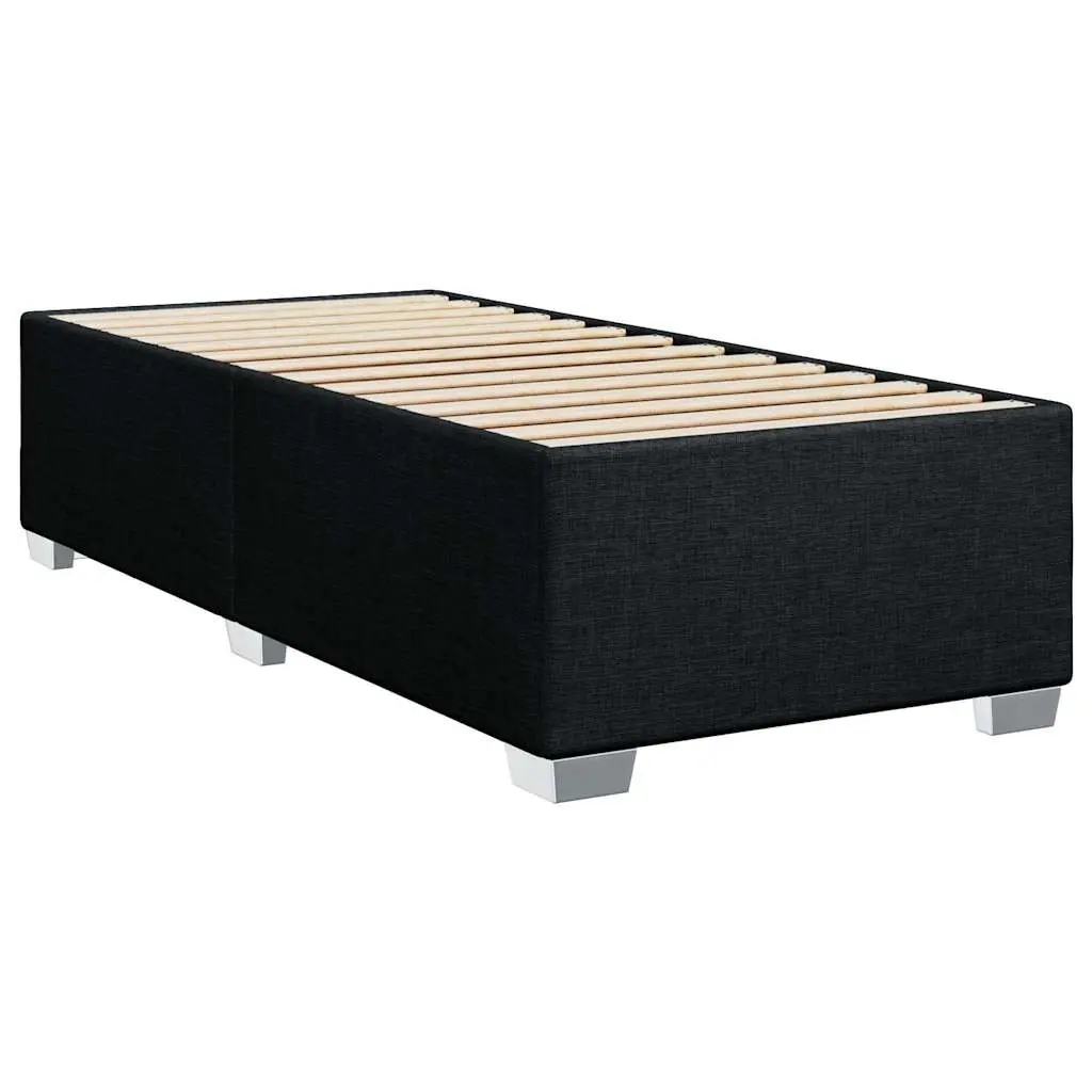 Black Fabric King Single Bed Frame for Restful Sleep