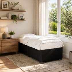 Comfort and Value: Black Faux Leather Bed Frame